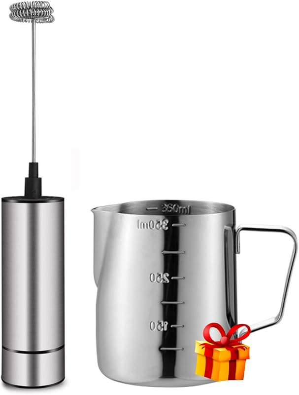 Battery Operated Handheld Milk Frother, Mini Electric Coffee & Latte F