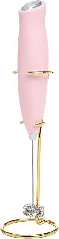 Paris Hilton Battery Powered Electric Handheld Milk Frother with Doubl