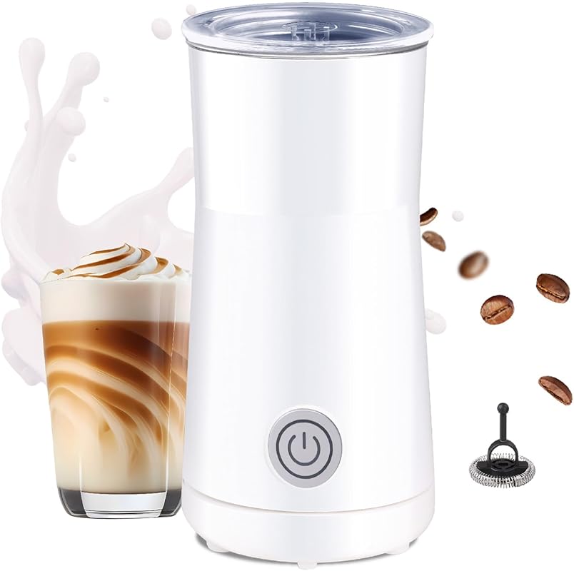 Simple 2-in-1 Electric Milk Frother and Steamer for Warm Milk and Foam
