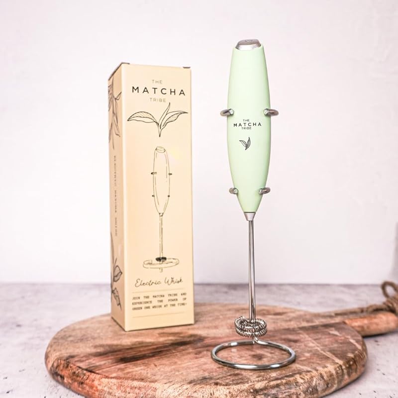 Electric Milk Frother Whisk for Creamy Smooth Matcha Lattes, Perfect K